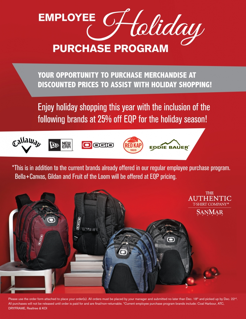 Holiday Staff Discount