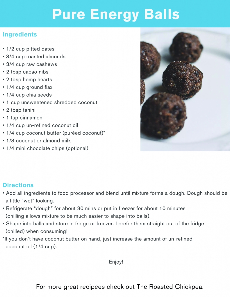 Energy Ball Recipe