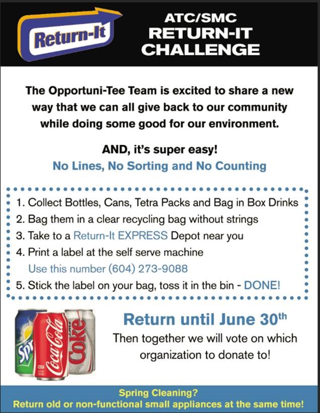 Return It Challenge Flyer