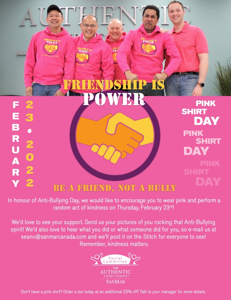 Pink Shirt Day Flyer