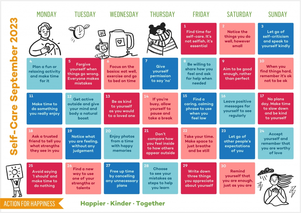 Acton for Happiness Calendar Sept 2023_Sharing