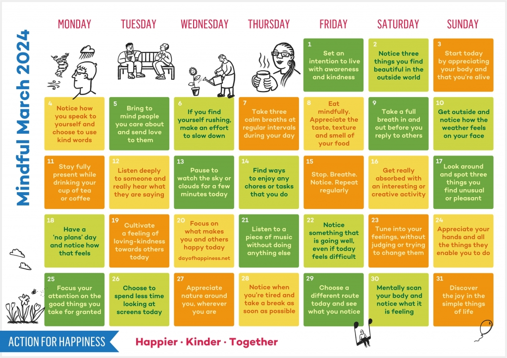 Mar 2024_ActionforHappiness Calendar