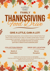 Sanmar Canada Family Thanksgiving Food Drive