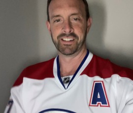 It has been a tough week for the Montreal Canadiens after their Stanley Cup defeat, but that doesn’t stop Darren McCready from smiling as he proudly showed us his NFL jersey.