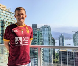 In what was possibly a first for jersey day at SanMar Canada, Seán O’Regan showed off his St. Finnian’s GAA Club in Vancouver jersey. The GAA is an Irish sporting organization made up of six sports with 24 clubs across Canada, and 100s more around the world.