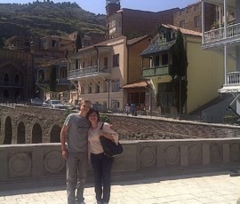“This photo was taken in Tbilisi, Georgia (2011) before I left to pursue my degree. Although it was a short trip, we really enjoyed the hospitality, food, and atmosphere of the city.” Elkhan Shikhaliyev