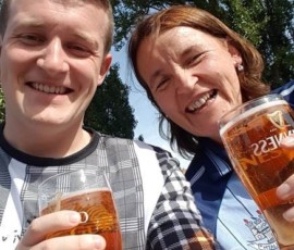 “This picture was taken outside Croke Park in Dublin on All-Ireland Football Final Day in 2019. It’s my favourite picture of us because it was the last match I was at with my mom before moving to Canada. As a sport crazy family/country, All-Ireland Day is a special day for everyone, and this picture reminds me of a special day at home.” Sean ORegan